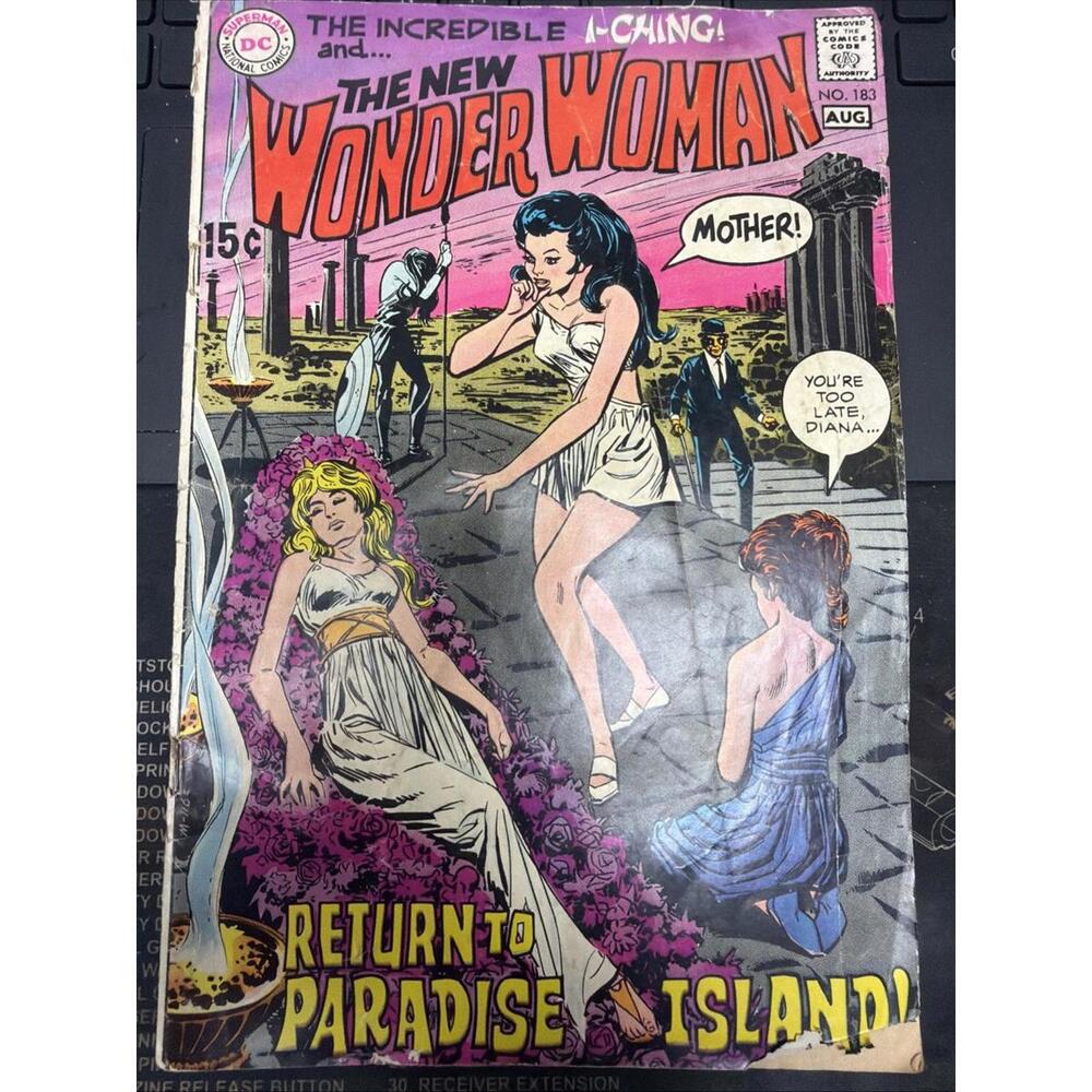 1969 DC Comics Wonder Woman #183 Bag/Board VG